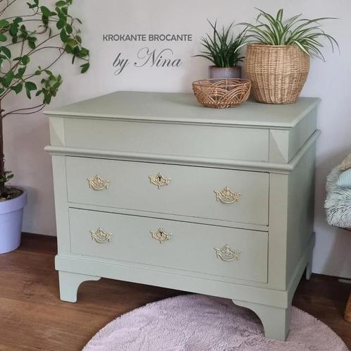 Oud brocante ladekast commode, Kinderen en Baby's, Kinderkamer | Commodes en Kasten, Zo goed als nieuw, Commode, Ophalen of Verzenden