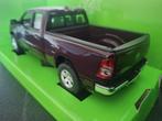Dodge RAM 1500 2019 Schaal 1:24, Hobby en Vrije tijd, Modelauto's | 1:24, Auto, Nieuw, Ophalen of Verzenden, Welly