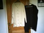2 x vest  maat 50    zwart en creme   nieuwstaat, Kleding | Dames, Grote Maten, Ophalen of Verzenden, Zo goed als nieuw, Overige kleuren