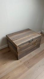 Houten kist vergrijsd 80x56x45 zware kwaliteit izgst, Ophalen, 50 tot 100 cm, Zo goed als nieuw, Minder dan 50 cm