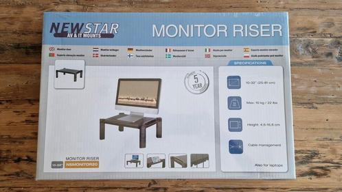 Neomounts NSMONITOR20 Monitor/laptopverhoger - hoogteverstel, Computers en Software, Laptopstandaarden, Nieuw, In hoogte verstelbaar