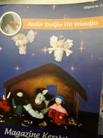 Atelier Vrolijke Vriendjes kerstfiguren pakket, Hobby en Vrije tijd, Vilt, Ophalen of Verzenden, Zo goed als nieuw, Figuurtje(s)