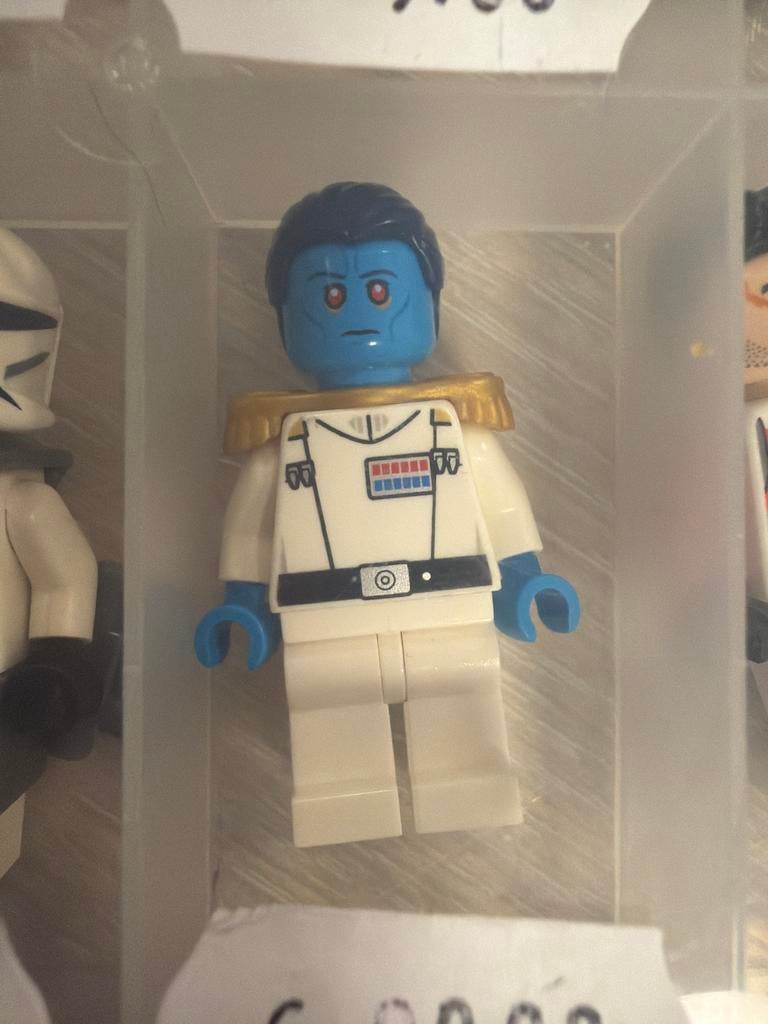 Lego sw0811 Star Wars Grand Admiral Thrawn Minifiguur, Ophalen of Verzenden, Zo goed als nieuw