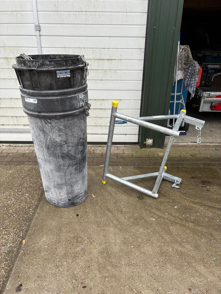 Draagbok ophangframe stortkoker, Ophalen, Gebruikt, Overige typen, Minder dan 2 meter