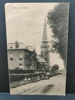 Oploo gelopen 1918 straatbeeld met kinderen Jos Strijbosch, Ophalen of Verzenden, Voor 1920, Gelopen