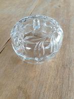 Glazen schaal met deksel italy, Huis en Inrichting, Schaal, Rond, Ophalen of Verzenden, Glas