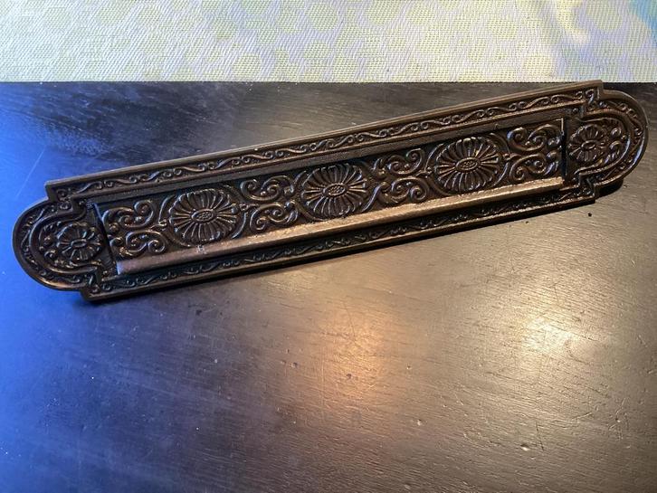 Vintage Jugendstil bronzen brievenbus, Antiek en Kunst, Antiek | Koper en Brons, Brons, Ophalen of Verzenden