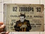 U2 poster metaal, Rechthoekig Staand, A4 of kleiner, Nieuw, Ophalen of Verzenden