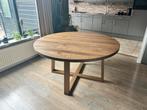IKEA Morbylanga eikenfineer tafel - Zo goed als nieuw!, Ophalen, 100 tot 150 cm, Zo goed als nieuw, Vijf personen of meer