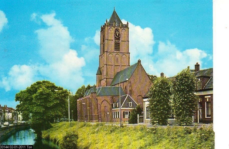 Ansichtkaart	Tiel	NH kerk, Verzenden, 1960 tot 1980, Ongelopen, Gelderland