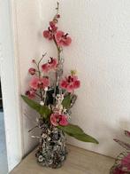 Decoratief hout met kunstbloemen, Ophalen, Zo goed als nieuw