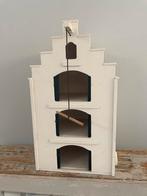 Houten pakhuis met hijskraan – handgemaakt speelgoed, Ophalen, Gebruikt