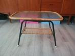 Rohe Noordwolde Rotan salontafel, Huis en Inrichting, Tafels | Salontafels, Ophalen, Gebruikt, 100 tot 150 cm, Glas