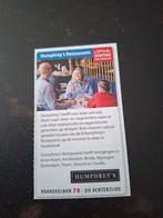 Humphrey's Restaurants € 7,50/€ 4 korting pp, Tickets en Kaartjes, Kortingen en Cadeaubonnen, Drie personen of meer, Kortingsbon