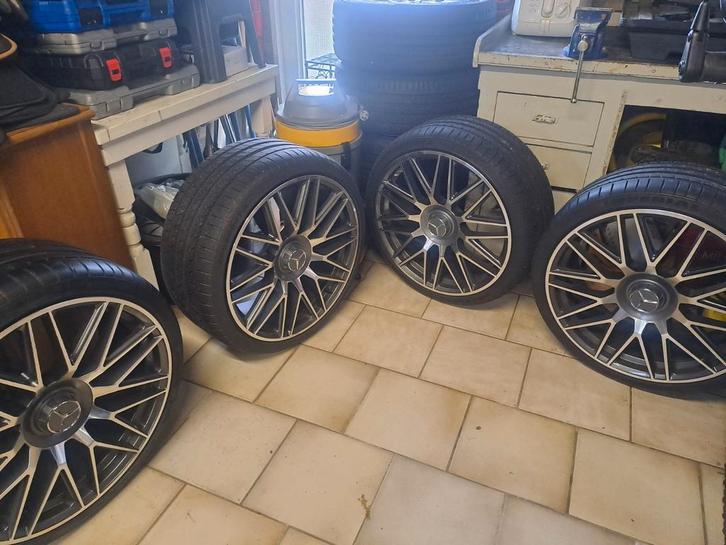 20-inch AMG demo breedset mercedes, Auto-onderdelen, Banden en Velgen, Banden en Velgen, Zomerbanden, 20 inch, 275 mm, Personenwagen
