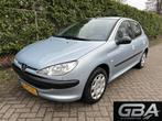 Peugeot 206 1.4 Air-line AUTOMAAT NIEUWE DISTRIBUTIE APK, Auto's, Stof, Bedrijf, Metallic lak, 75 pk