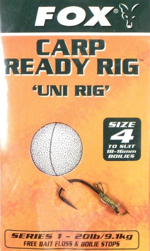 Fox Carp Ready Rig Series en andere boilie rigs, Watersport en Boten, Hengelsport | Karpervissen, Nieuw, Haak, Verzenden