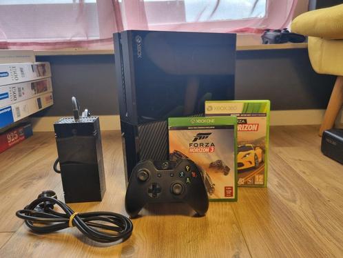 Xbox one 500gb, Spelcomputers en Games, Spelcomputers | Xbox One, Gebruikt, Xbox One, 500 GB, Met 1 controller, Met games, Ophalen of Verzenden