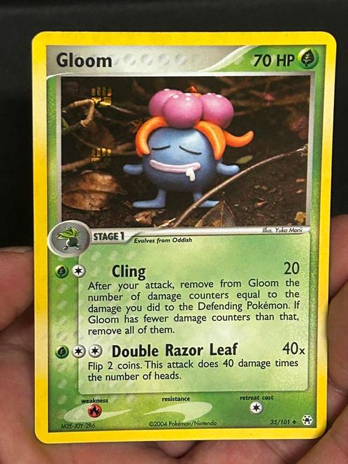 Gloom 35 Reverse Holo Hidden Legends, Hobby en Vrije tijd, Verzamelkaartspellen | Pokémon, Gebruikt, Losse kaart, Verzenden