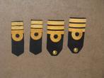 4 epauletten Koninklijke Marine: Rang Overste - 10 euro, Verzamelen, Ophalen of Verzenden, Marine, Nederland, Embleem of Badge