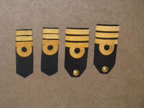 4 epauletten Koninklijke Marine: Rang Overste - 10 euro, Verzamelen, Militaria | Algemeen, Marine, Embleem of Badge, Nederland