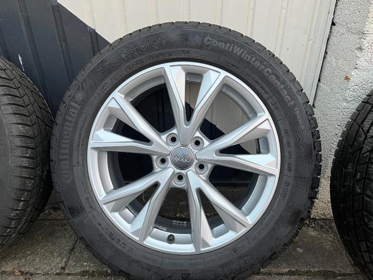 Audi Q3  F3 18 inch velgen met Continental winterbanden, Auto-onderdelen, Banden en Velgen, Banden en Velgen, Winterbanden, 18 inch
