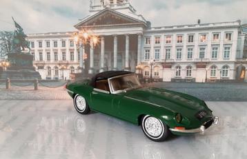 1:43 Jaguar E-Type MK1½ cabriolet (closed) 1968; Dinky DY-01 beschikbaar voor biedingen