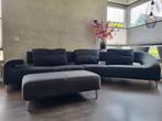 Leolux bank VOL DE RêVE met pouf, Huis en Inrichting, Banken | Bankstellen, Ophalen, Gebruikt, Stof