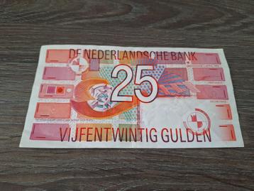 Biljet 25 gulden Roodborstje, 1989 beschikbaar voor biedingen