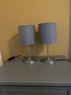Tafellamp grijs van Ikea Ingared, Huis en Inrichting, Lampen | Tafellampen, Ophalen of Verzenden, Gebruikt, Metaal, Minder dan 50 cm