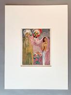 Houtgravure Kees van Dongen 1955 met passepartout, Antiek en Kunst, Ophalen of Verzenden
