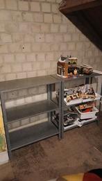 2x Metalen Stellingkast - 60x27x74 cm, Huis en Inrichting, Kasten | Stellingkasten, Ophalen, Gebruikt