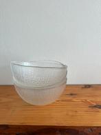 Vintage - Arcoroc Spirale - Kom glas 3x, Ophalen of Verzenden, Kom(men), Overige stijlen, Glas