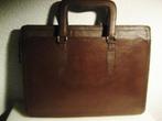 A4 LEDEREN TAS Dames/Heren Bruin 41x31x10 cm nw  A4 Lederen, Ophalen of Verzenden, Nieuw, Overige kleuren, Handtas