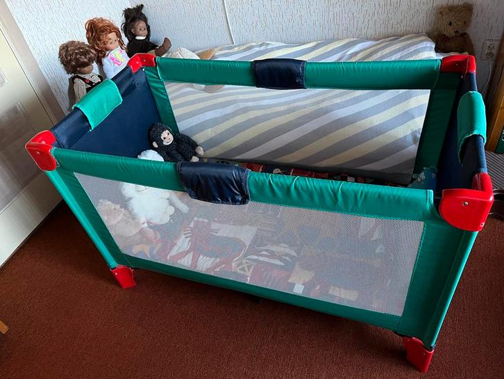 Campingbedje compleet met toebehoren, Kinderen en Baby's, Babywiegjes en Ledikanten, Gebruikt, Reisbedje, Ophalen