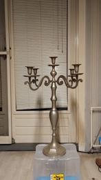 Grote Stalen Kandelaar - 68cm Hoog, Antiek en Kunst, Antiek | Kandelaars, Ophalen, Overige materialen