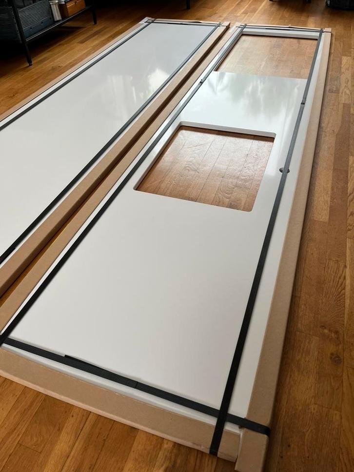 IKEA Kasker aanrechtblad, wit kwarts, Huis en Inrichting, Keuken | Keukenelementen, Zo goed als nieuw, Minder dan 100 cm, 50 tot 75 cm