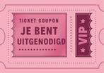 ️  VIP Uitnodiging– 10 stuks met roze enveloppen, Ophalen, Nieuw, Overige thema's