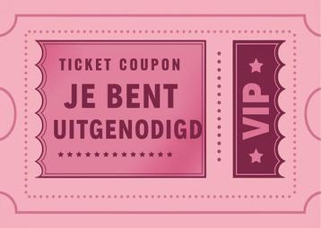 ️  VIP Uitnodiging– 10 stuks met roze enveloppen beschikbaar voor biedingen