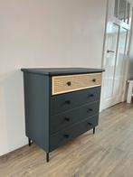 Grenen ladekast in diep grijs., Huis en Inrichting, Kasten | Ladekasten, Ophalen, 50 tot 100 cm, Zo goed als nieuw, Minder dan 100 cm