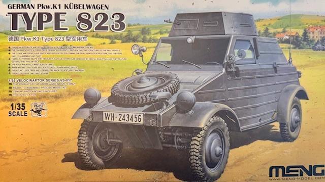 Coelianmodels, Meng VS017, Kubelwagen Type 823 1/35, € 15,99, Hobby en Vrije tijd, Modelbouw | Auto's en Voertuigen, Nieuw, Tank