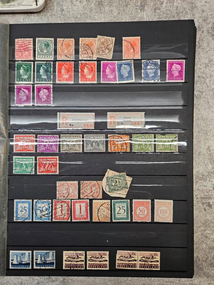 Postzegelverzameling Nederland, Postzegels en Munten, Postzegels | Nederland, Gestempeld, T/m 1940, Ophalen of Verzenden