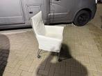 Montis Chaplin Stoel - Nieuwstaat - 8 stoelen, Huis en Inrichting, Stoelen, Wit, Leer, Ophalen of Verzenden, Zo goed als nieuw