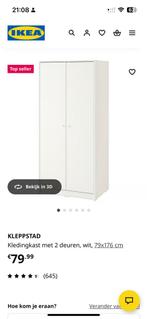 Wardrobe Kledingkast 2 doors, Huis en Inrichting, Kasten | Kledingkasten, Ophalen, 50 tot 100 cm, Zo goed als nieuw, 150 tot 200 cm