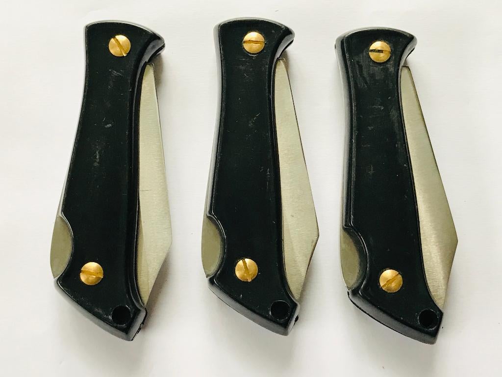 Inox italy knife vintage Black zakmes stevig Werk mes NIEUW, Vintageknives.nl, Nieuw, Ophalen of Verzenden, Maarten@Vintageknives.nl