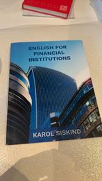 English for financial institutions, Ophalen, Beta, Zo goed als nieuw, HBO