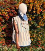 Handgemaakte Deken Bodywarmer - Vintage & Uniek, Kleding | Dames, Bodywarmers, Ophalen of Verzenden, Gedragen, Maat 38/40 (M)