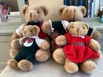 Berenfamilie in kerstsfeer, Verzamelen, Ophalen of Verzenden, Zo goed als nieuw, Stoffen beer, Overige merken