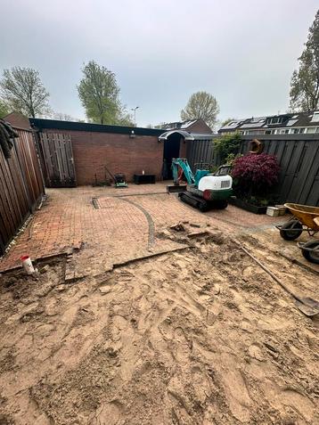  Gemuleerd Getrommelde steen 20x5 , 35m2 beschikbaar voor biedingen