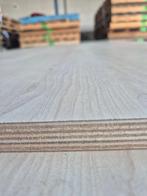 Multiplex platen met HPL licht eiken 242 x 121 x 2 ( 280 ), Doe-het-zelf en Verbouw, Platen en Panelen, Ophalen, Multiplex, Nb